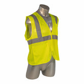 Palmer Safety SVL Hi-Viz Lime Green Class 2 Type R Safety Vest